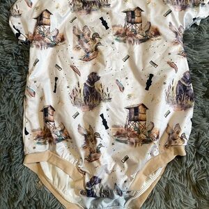 Kids One Piece with Nature Print